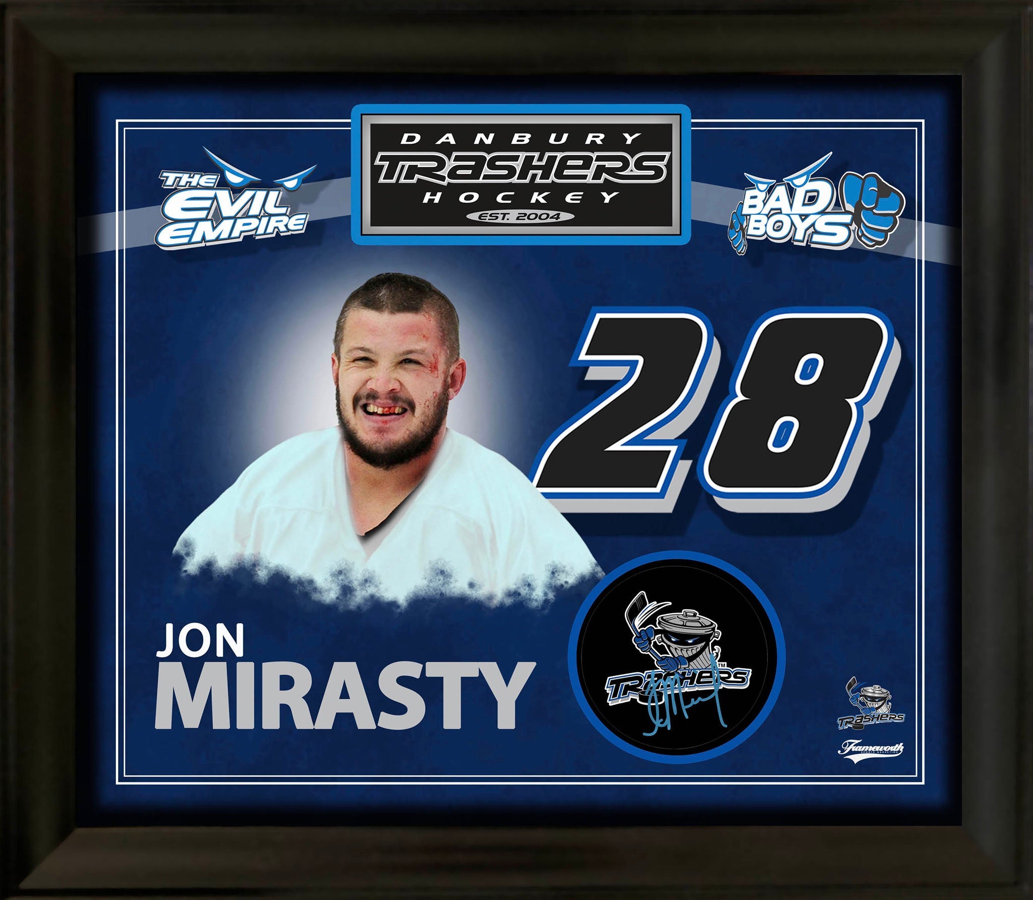 41 Jon Mirasty Autographed Picture – Syracuse Crunch Official Team Store