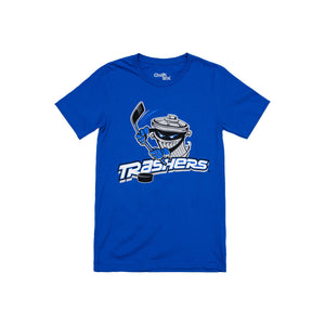 Danbury Trashers Blue Logo Tee